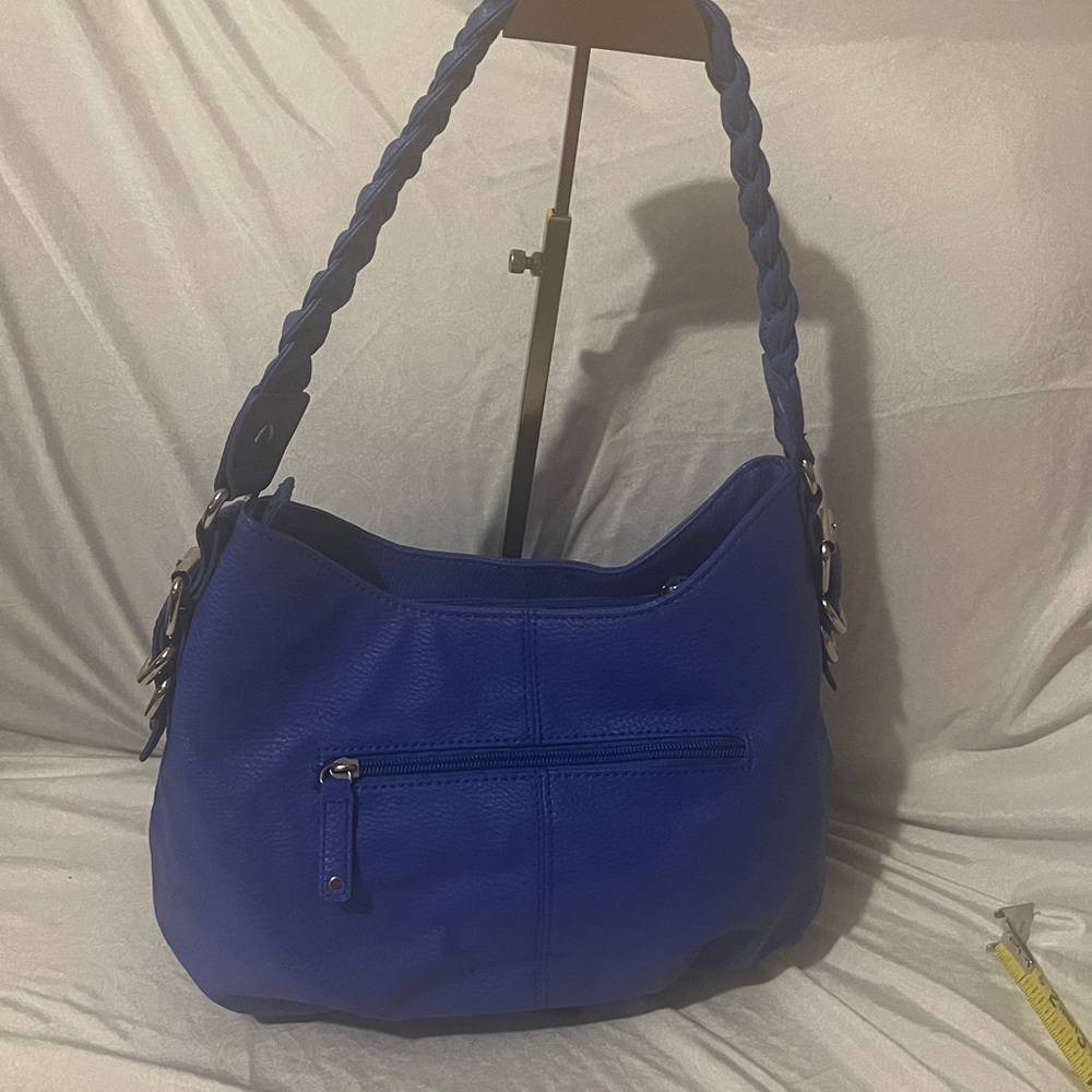 Apt 9 Blue Leather Hobo Bag - Picture 3 of 12